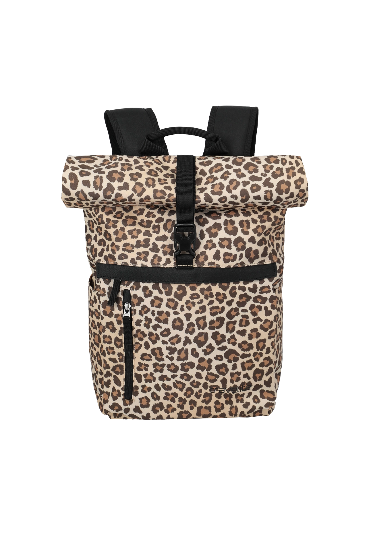 Rucsac Rollup travelite Basics, leopard, 45x31x16 cm
