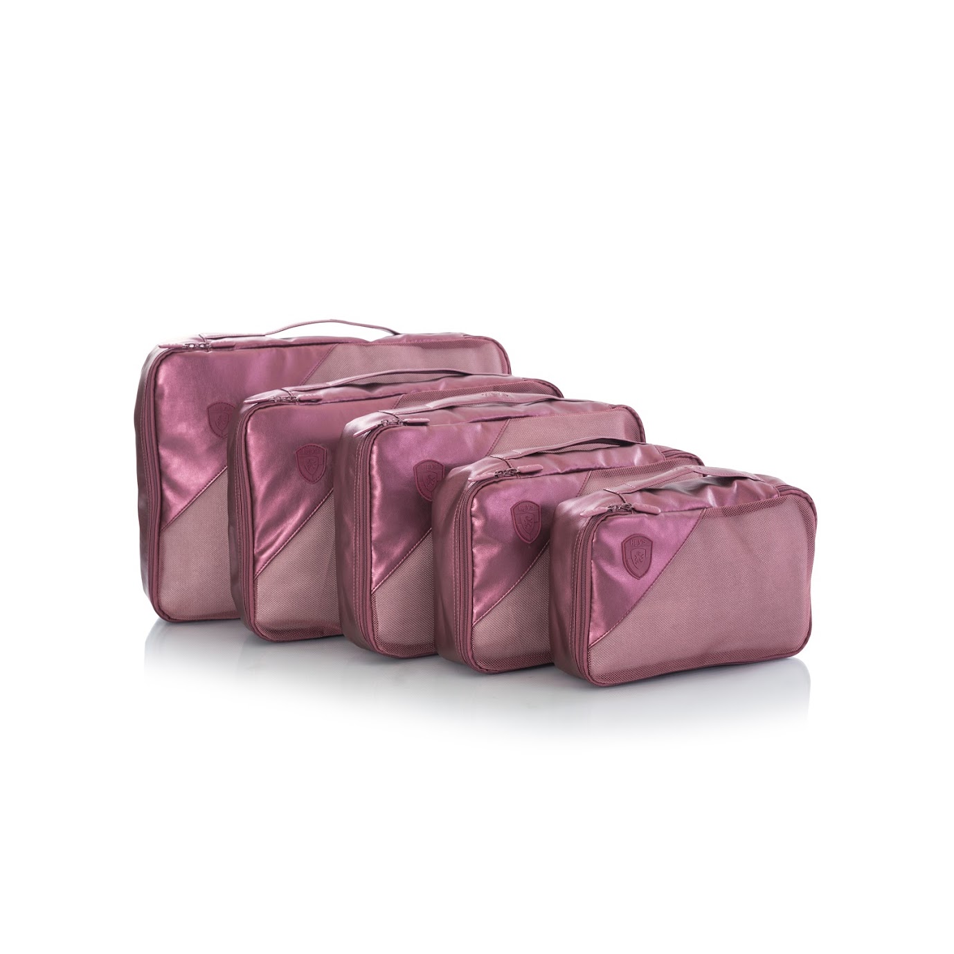 Set 5 genti organizatoare pentru calatorie Heys, Rosu