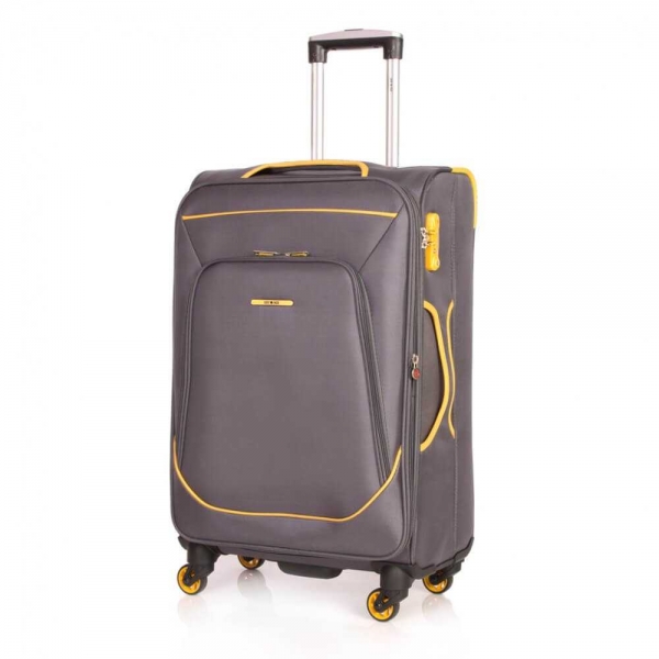lamonza troler smiley 77 cm gri galben
