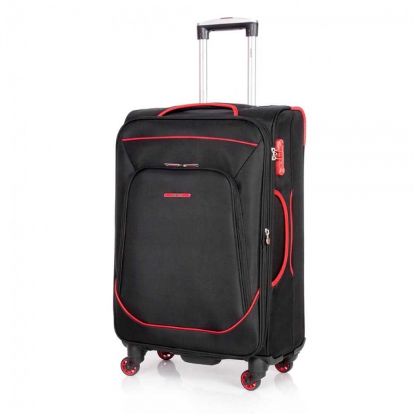 lamonza troler smiley 77 cm negru rosu